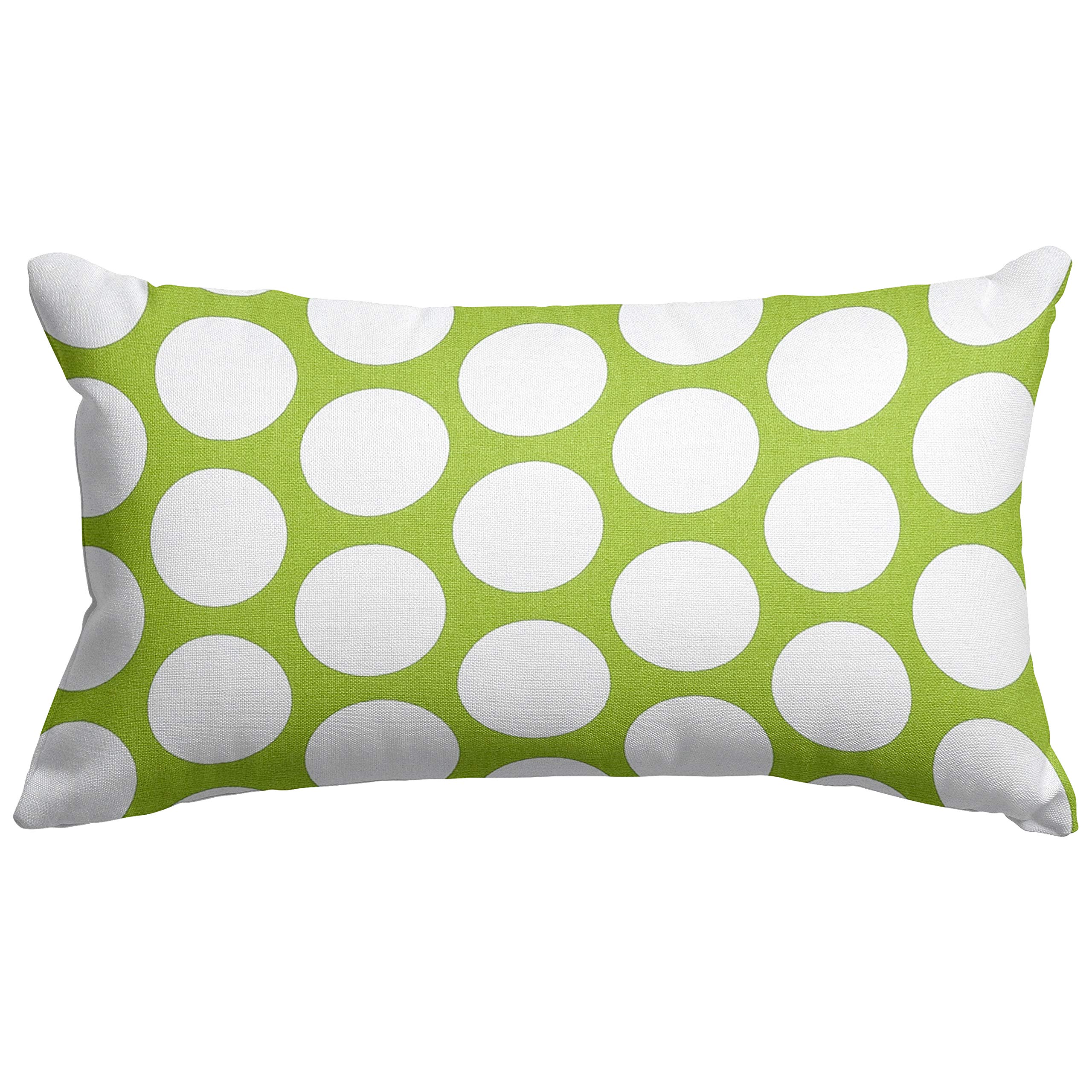 Majestic Home Goods Aquamarine Small Polka Dot Indoor Small Throw Pillow 20' L X 5' W X 12' H