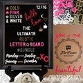 Rustic Felt Letter Board Ultimate Bundle Farmhouse Vintage Black Wood Frame And Stand By Felt Creative Home Goods Changeable Mes