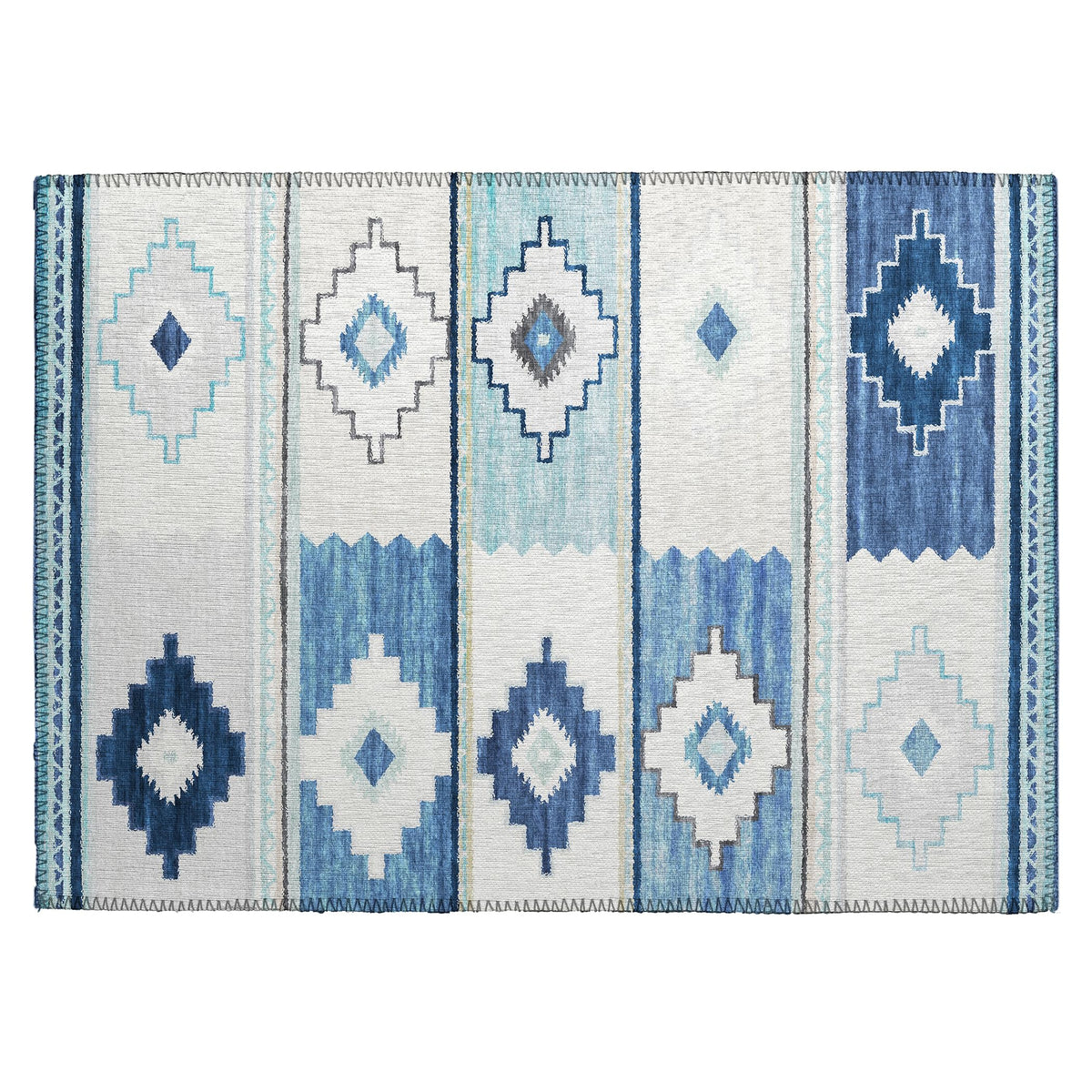 Dalyn Rugs Phoenix Ph1 Ivory Washable 2'6&quot; X 3'10&quot; Indoor Outdoor Area Rug, Easy Clean, Machine Washable, Non Shedding, Bedroom, Living Room, Dining Room, Kitchen, Patio Rug