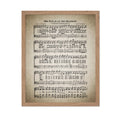 Poster Master His Eye Is On The Sparrow Poster - Hymnal Song Sheet Print - Sheet Music Art - Gift for Him, Her, Musician - Music