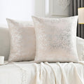 Jellymoni Sparkling Decorative Pillow Covers Set Of 2,Sliver Glitter Throw Pillows Cover 18X18In Inch For Living Room Bed Sofa C
