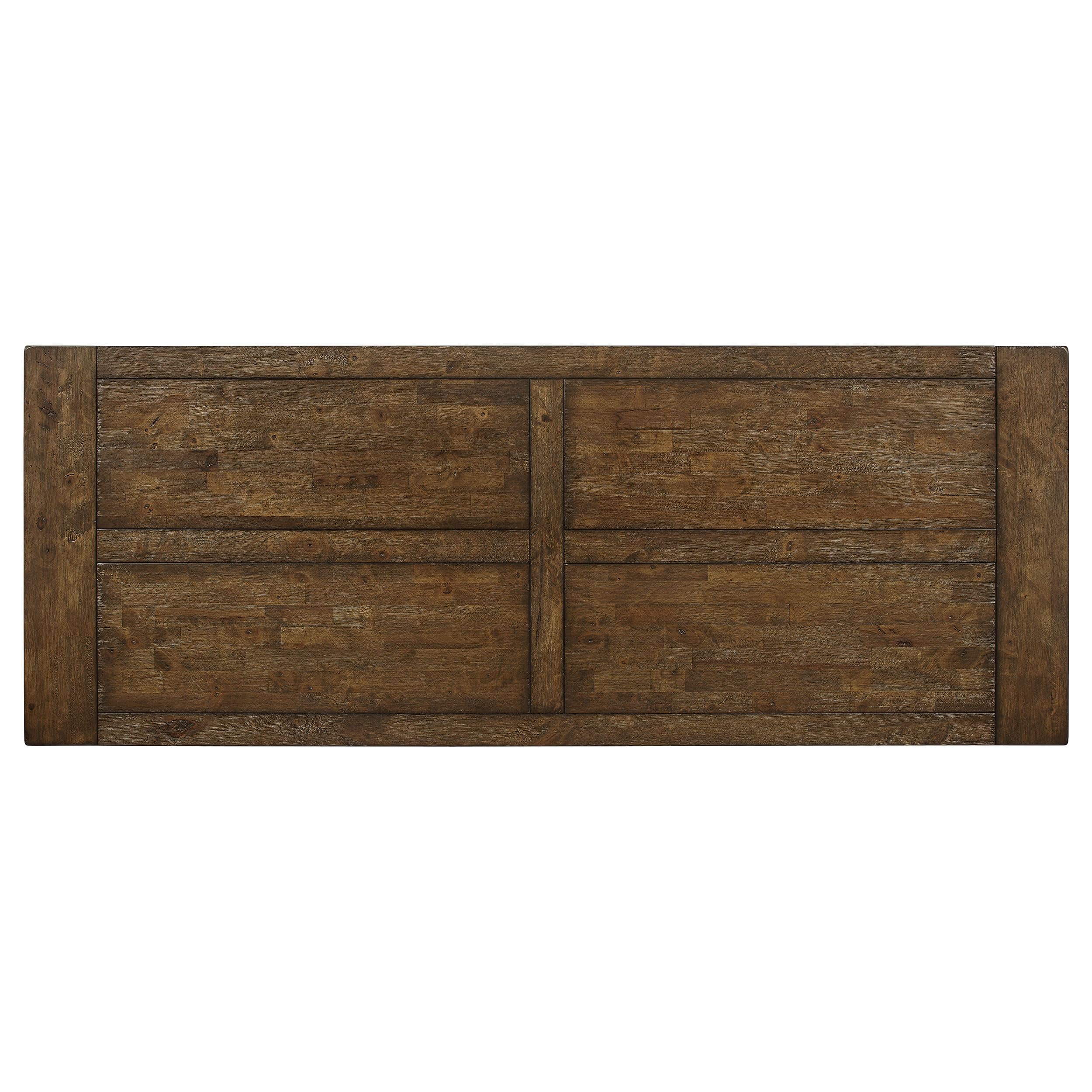 Coaster Coleman 7-Piece Counter Height Dining Set, Rustic Golden Brown