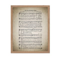 Poster Master Classic Music Poster - Vintage Instructional Print - Gift for Artist, Singer - The Old Rugged Cross, Hymnal Sheet,
