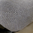 Octorose Full Size 3 Side Zipper Premium Upholstery Basketweave Thick Linen Grey/Black/Beige Mixed Futon Cover Slipcover Sofa Da