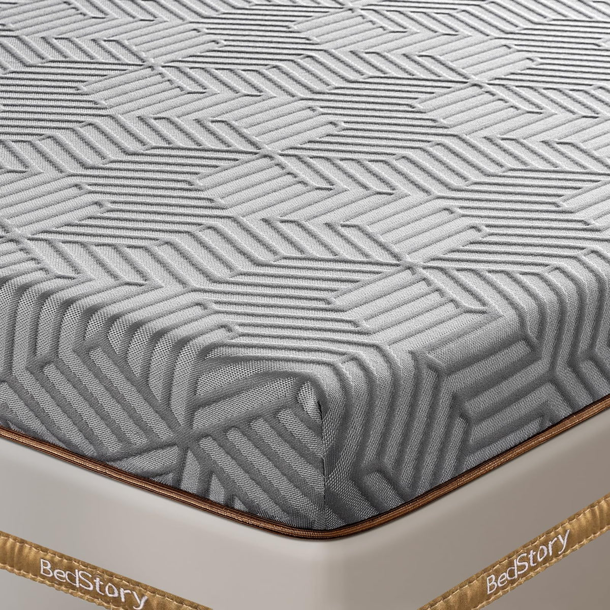 Bedstory Firm Mattress Topper Full Size - 3 Inch Memory Foam Mattress Topper - High Density Foam Bed Toppers For Back Pain Relie