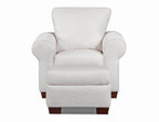 American Furniture Classics Pembroke Upholstered Chair, Soft Washed Cream Tweed