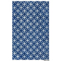 Rizzy Home Alora Decor Holland 8' X 10' Geometric Blue/Ivory Hand-Tufted Area Rug