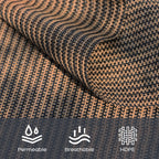 Vicllax Shade Fabric Sun Shade Cloth Privacy Screen With Grommets For Patio Garden Pergola Cover Canopy 6X6 Ft, Mocha