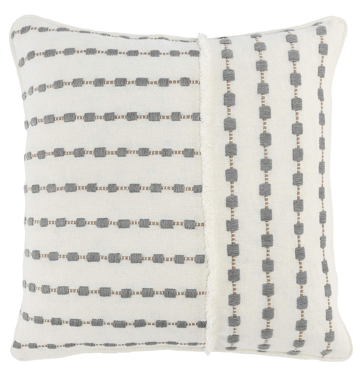 Kosas Home Kassai Accent Pillow, 20x20, Gray