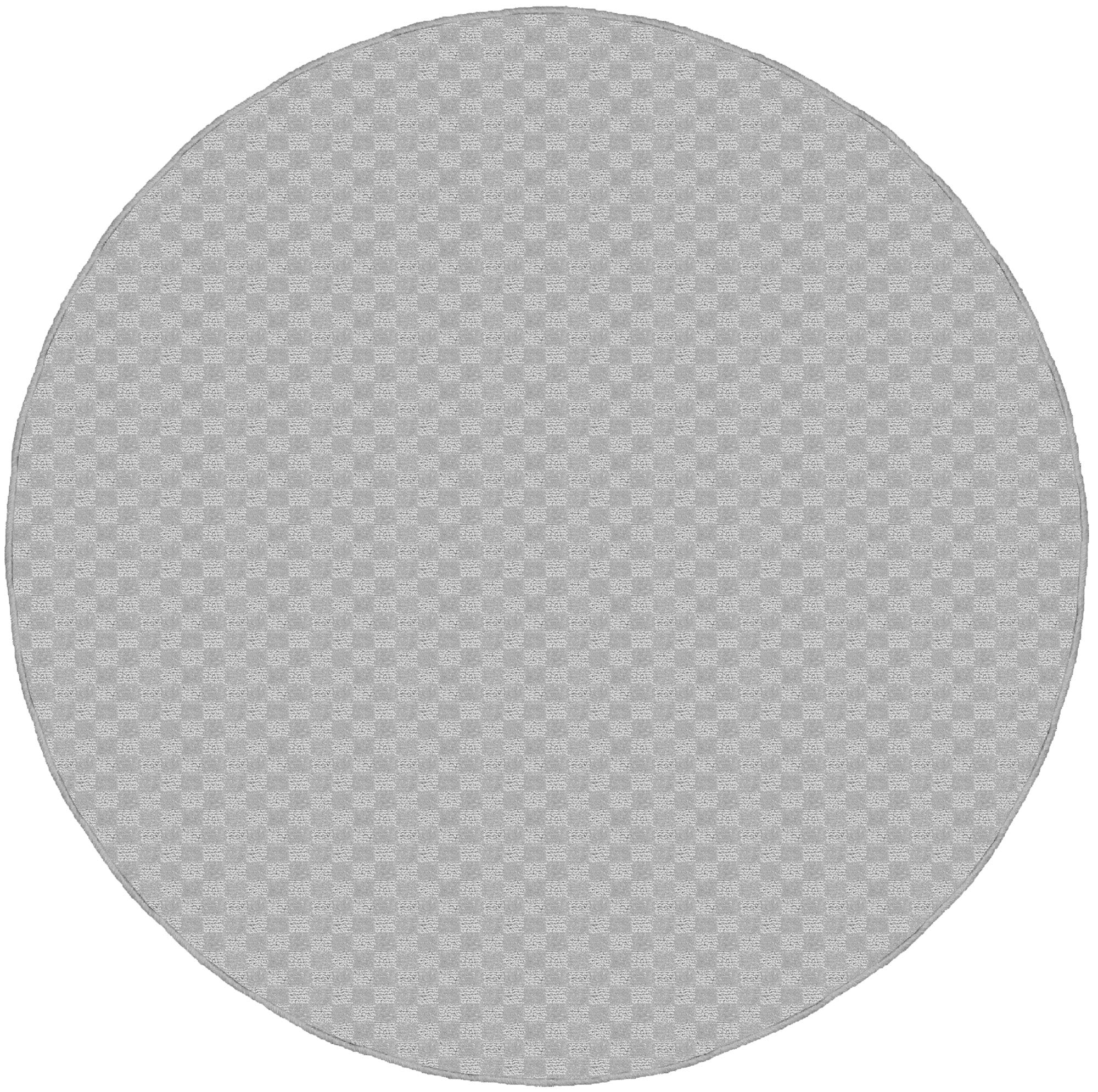 Garland Rug Medallion Silver 5 Round Skid Resistant Area Rug