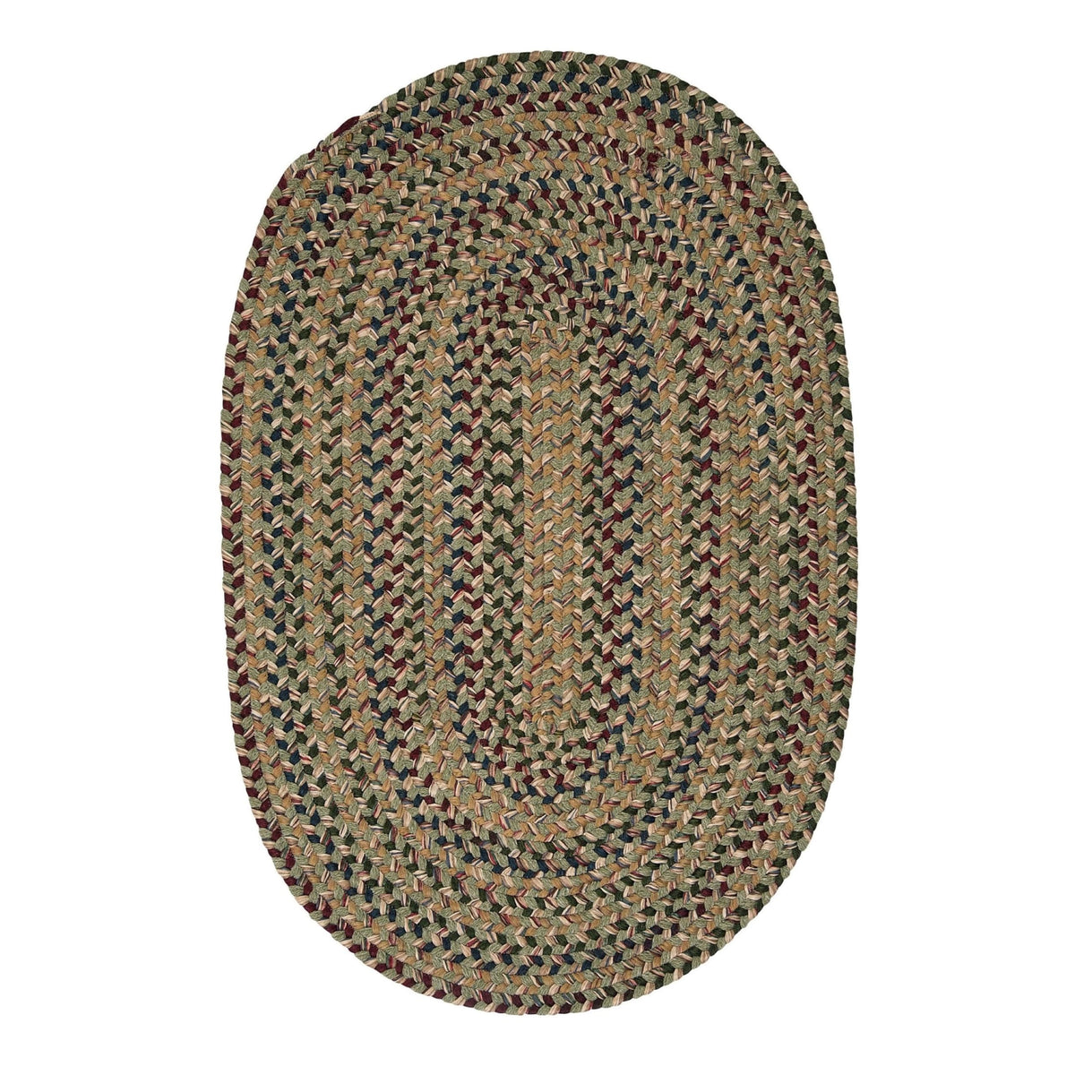 Twilight Round Area Rug, 12 By 12-Feet, Palm