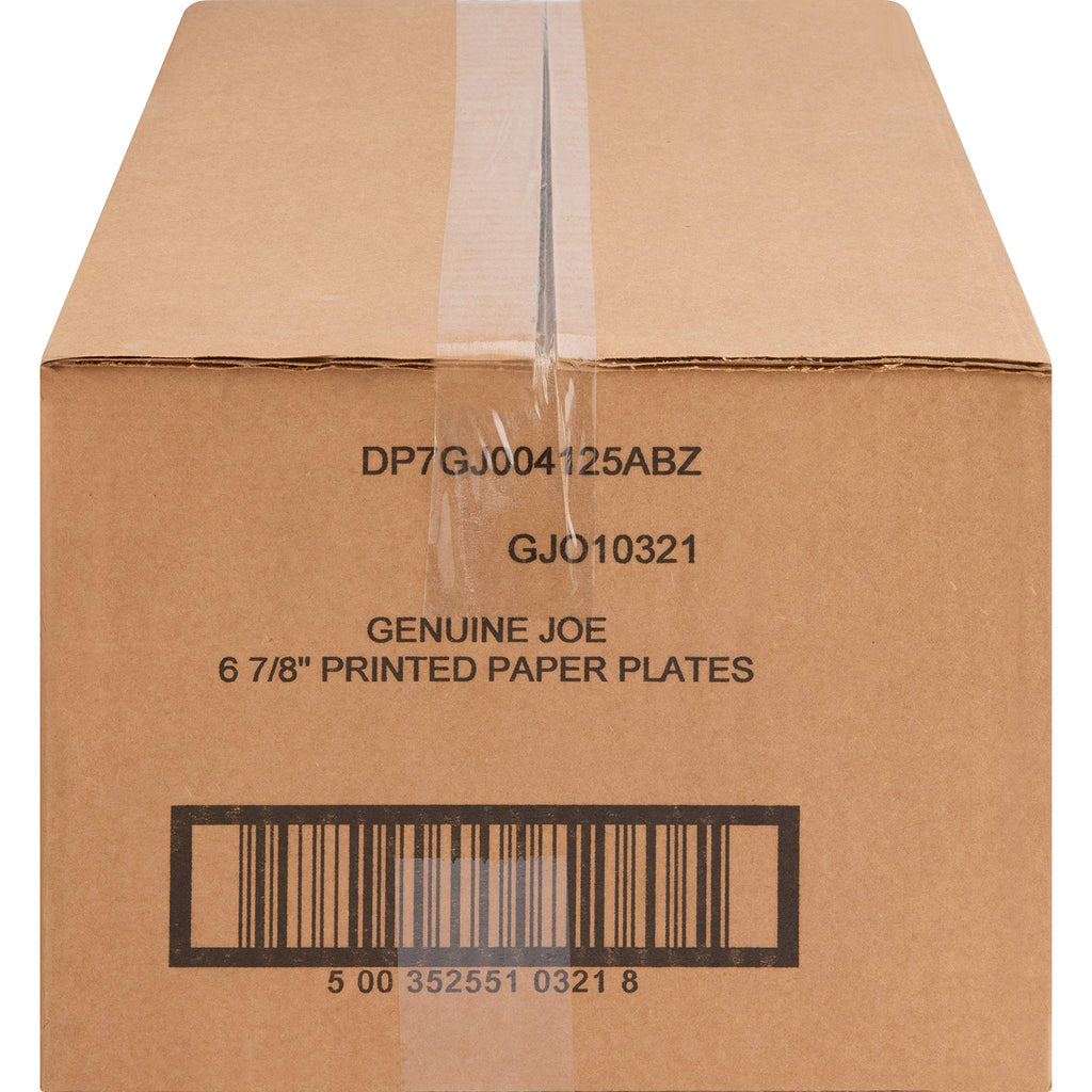 Genuine Joe GJO10321CT Printed Paper Plates