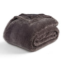 Berkshire Blanket Classic Extra-Fluffy Plush Throw Blanket, Soft Fuzzy Fluffy Long Hair Throw Blanket For Couch Sofa Bed, Shadow