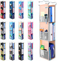 ABRA 3 Shelf Hanging Locker Organizer for School, Gym, Work, Storage | Deep Shelves 6x 9| EcoFriendly Fabric Healthy for 