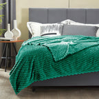 Dreamnine Decorative Soft Fuzzy Large Flannel Fleece Bed Blanket Queen Size 90'' X 90'', Luxury Cute Patterned Plush Velvet Blan