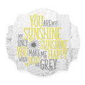 You are My Sunshine Scalloped Wood Sign 12x13