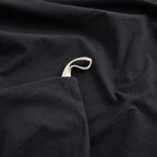 Lovque Black Duvet Cover Twin Size, 100% Washed Cotton Linen Like Bedding Set With Zipper Closure (No Comforter), 68X90 Inches