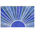 Supwhd Navy Blue Boho Door Mat, Navy Blue Outdoor Door Mat Doormat, Navy Blue Welcome Mat, Navy Blue Door Mats Doormat Outdoor I