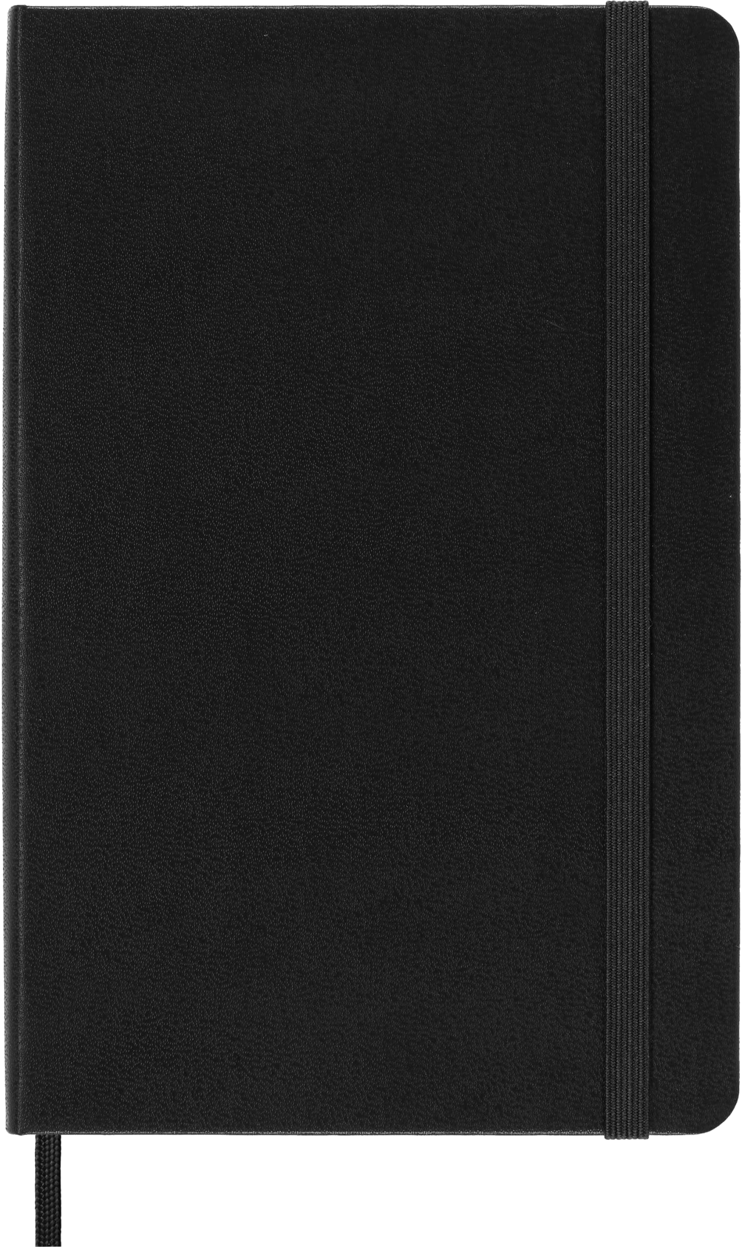 Moleskine Classic Notebook, Hard Cover, Medium (4.5' X 7') Plain/Blank, Black, 208 Pages