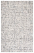 Safavieh Abstract Collection Accent Rug - 2'3'' x 4', Grey & Ivory, Handmade Wool, Ideal for High Traffic Areas in Entryway, Liv