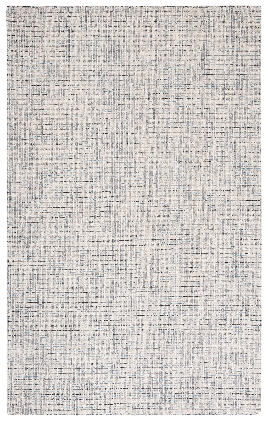 Safavieh Abstract Collection Accent Rug - 3' X 5', Grey & Ivory, Handmade Wool, Ideal For High Traffic Areas In Entryway, Living