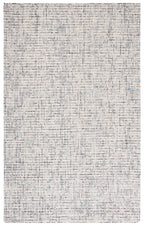 Safavieh Abstract Collection Accent Rug - 4' X 6', Grey & Ivory, Handmade Wool, Ideal For High Traffic Areas In Entryway, Living