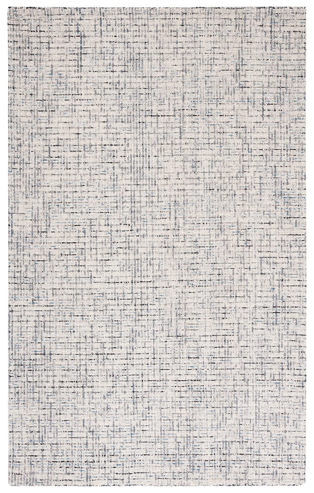 Safavieh Abstract Collection Accent Rug - 2' x 3', Grey & Ivory, Handmade Wool, Ideal for High Traffic Areas in Entryway, Living