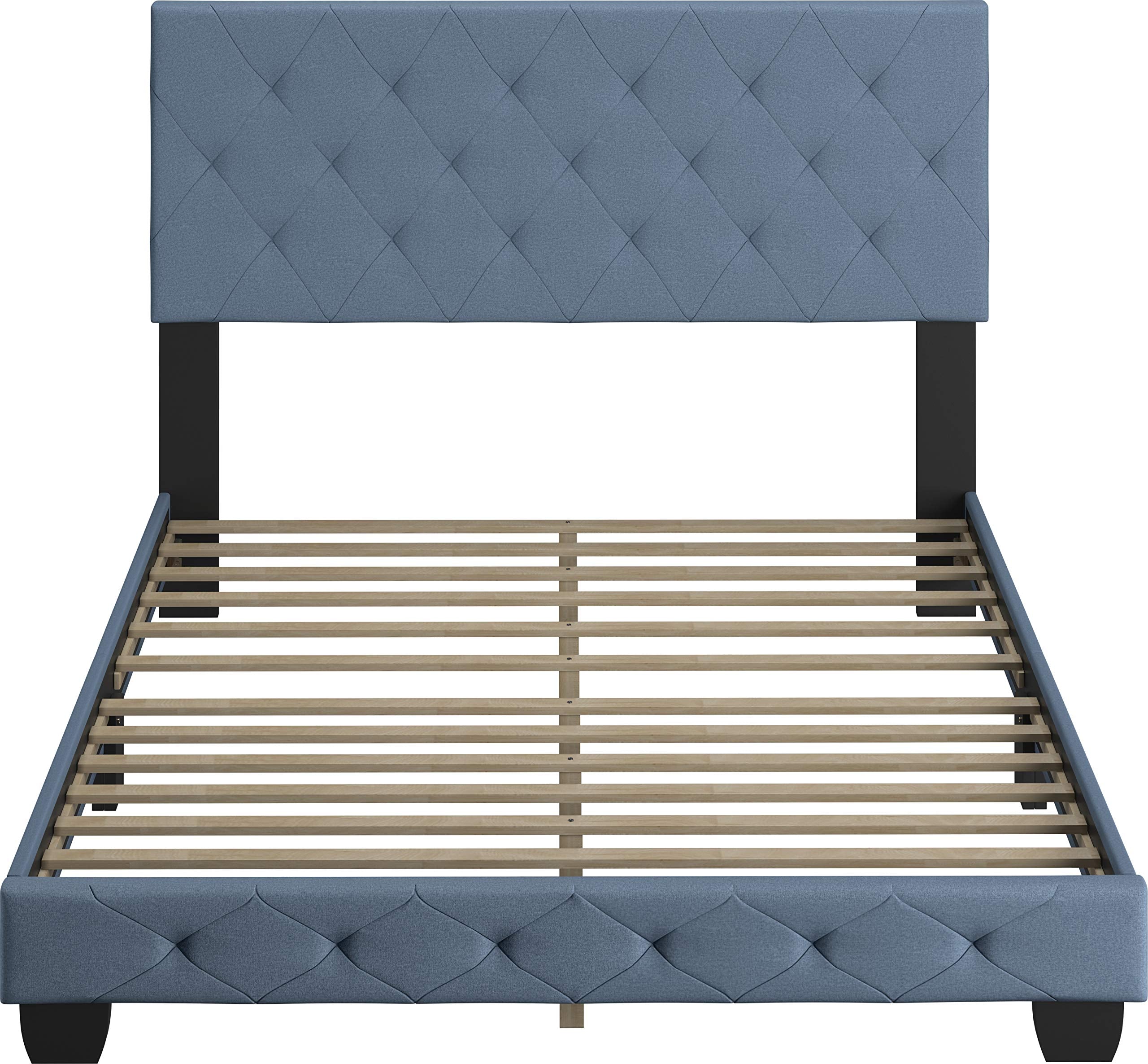 Boyd Sleep Chloe Upholstered Button Tufted Platform Bed Frame
