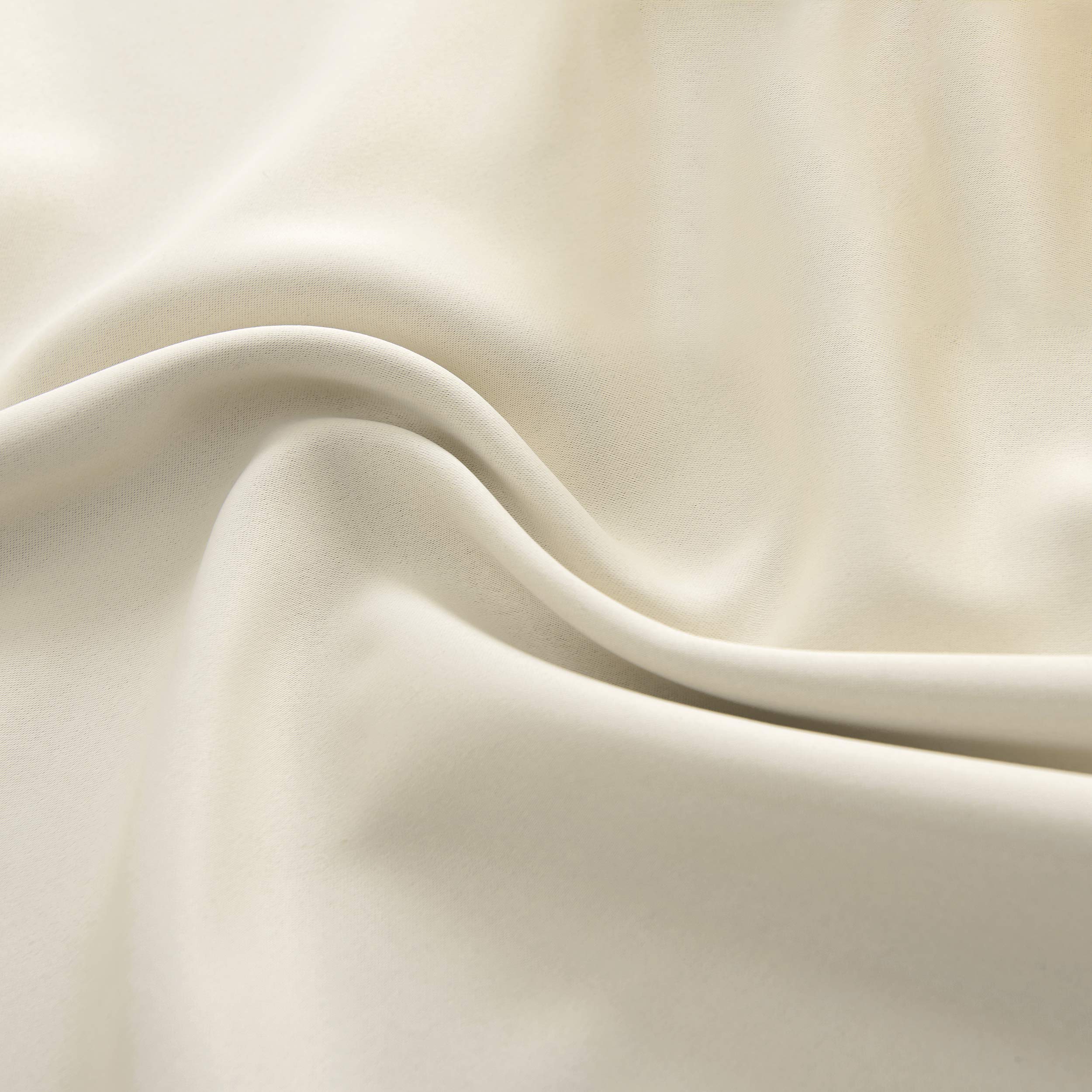 Donren 2 Panels Cream Beige Curtain Valances For Kitchen 42 X 15 Inches Long Room Darkening Rod Pocket Valances