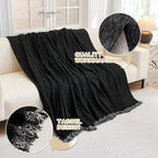 Mysky Home Black Chenille Sofa Slipcover Couch Covers For Sectional L Shaped Couch Pets Protector Furniture Covers Futon Cover S