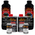 Custom Coat Bright Silver 2 Quart (1/2 Gallon) Urethane Spray-On Truck Bed Liner Kit - Easy Mixing, Just Shake, Shoot - Durable