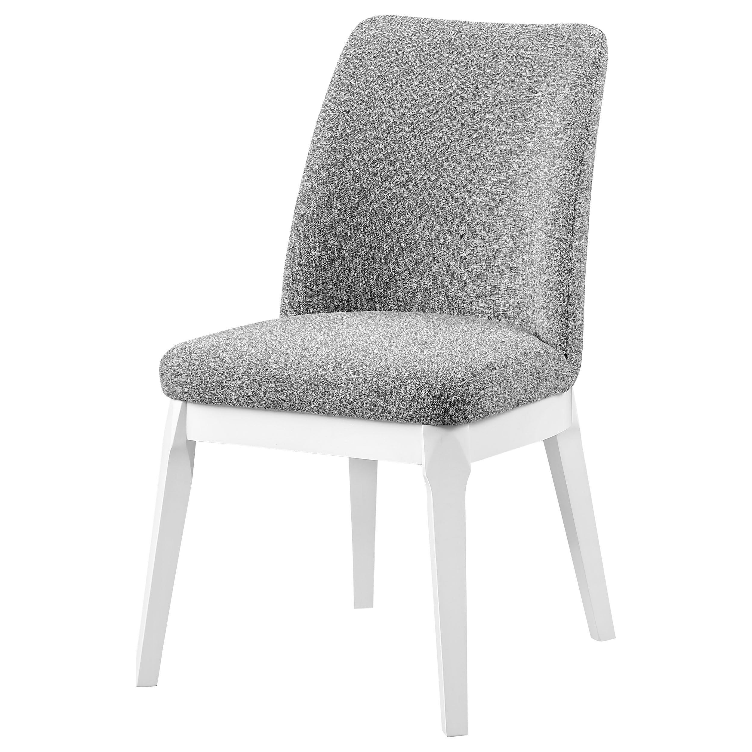 Coaster Home Furnishings Carissa Upholstered Dining Side Chair Light Grey (Set of 2)