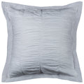 Rizzy Home | T09952 | Euro Sham | 26"x26" White/Neutral/ Solid Textural