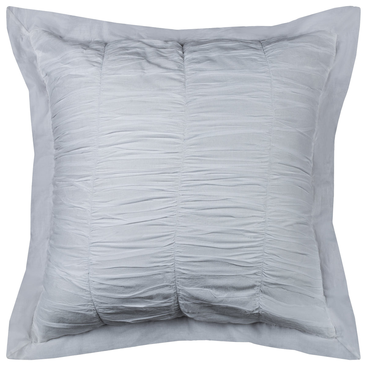 Rizzy Home | T09952 | Euro Sham | 26&quot;x26&quot; White/Neutral/ Solid Textural