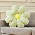 Ailive 21.6In Large Cute Green Flower Pillow Daisy Flower Throw Pillow Floor Pillow Seating Chair Cushion Decorative Pillow Mini