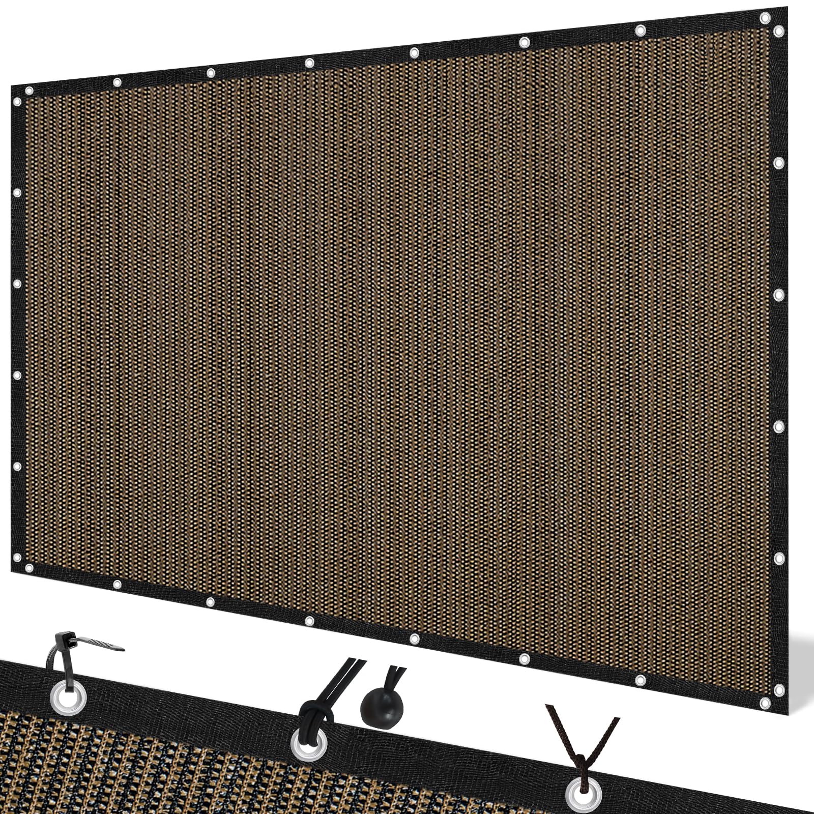Artpuch Pergola Shade Cover 10'X12' Outdoor Sun Shade Cloth With Grommets Shade Tarp For Patio, Carport, Backyard