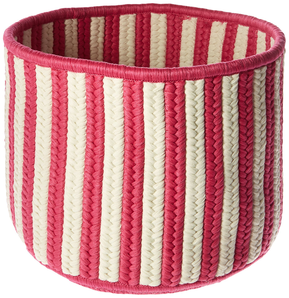 Colonial Mills Baja Stripe Basket - Magenta 12&quot;X12&quot;X10&quot;