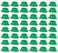 Beistle 33978 48-Pack Plastic Derbies Party Hat, Green