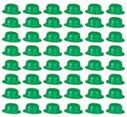 Beistle 33978 48-Pack Plastic Derbies Party Hat, Green
