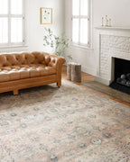 Loloi Ii Hathaway Collection Hth-03 Java / Multi 2'-6'' X 7'-6'', .25'' Thick, Runner Rug, Soft, Durable, Printed, Modern, Low P