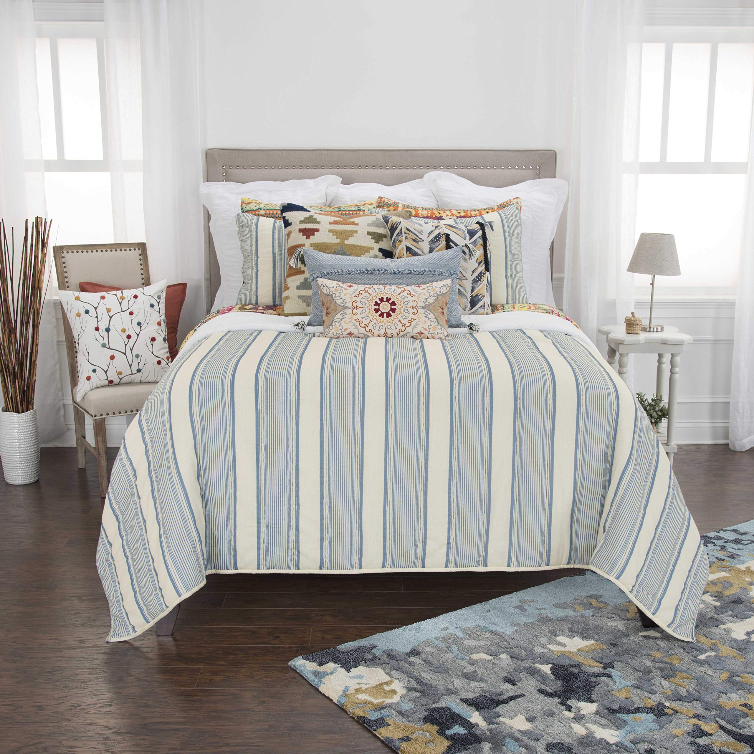 Rizzy Home | BQ4780 | 68&quot;x94&quot; Quilt