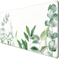 Eucalyptus Leaves Large Mouse Pad Green Plants Extended Gaming Mousepad, Leaf Desk Mat With Stitched Edges Xxl Size (31.5X15.75