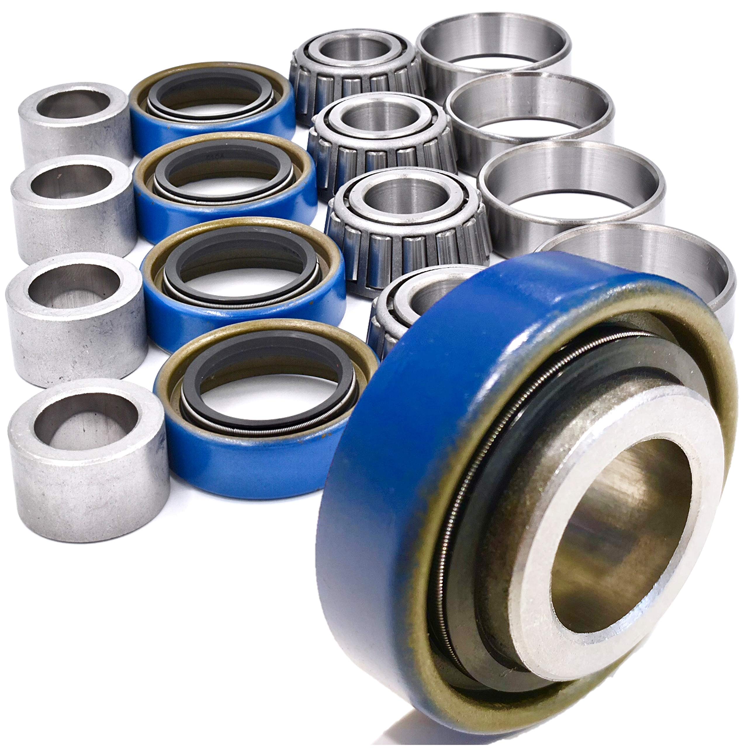 (2 Kits) Hd Switch Front Wheel Bearing Rebuild Kit Replaces Scag 482621, 482622, 43584 482503, 457291, 483050 - Oem Upgraded Sea