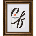 Craig Frames Victoria, 30x30 Picture Frame Matted for a 24x24 Photo, Ornate Bronze