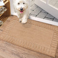 Beqhause Door-Mat-Non-Slip Front Door Mat Washable Low-Profile Entrance Mats For Front Door Entry Dirt Trapper Door Mat Absorben