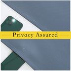 Nicetown Classroom Door Window Cover, Lockdown Shade For Privacy, Thermal Insulated Blackout Shades For Small Door Windows, Mini Door Shade Sidelight Curtains, 10W X 30L Inches, Stone Blue, 1 Panel