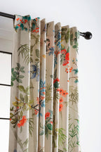 Maison D' Hermine 100% Cotton Curtain Bamboo Beige One Panel Curtain For Living Rooms Bedrooms Offices Tailored With A Rod Pocke