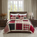 Woolrich Reversible Quilt Cabin Lifestyle Design - All Season, Breathable Coverlet Bedspread Bedding Set, Matching Shams, Oversi