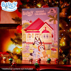 Bluey Advent Calendar 2024 For Kids, Stationery Colouring Pencils Keychains Bracelet