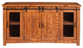 Martin Svensson Home Omaha Solid Wood Tv Stand, 65", Honey Tobacco